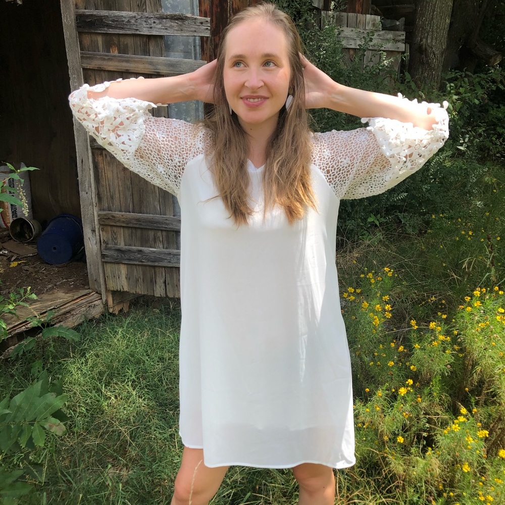 Ours White Dress